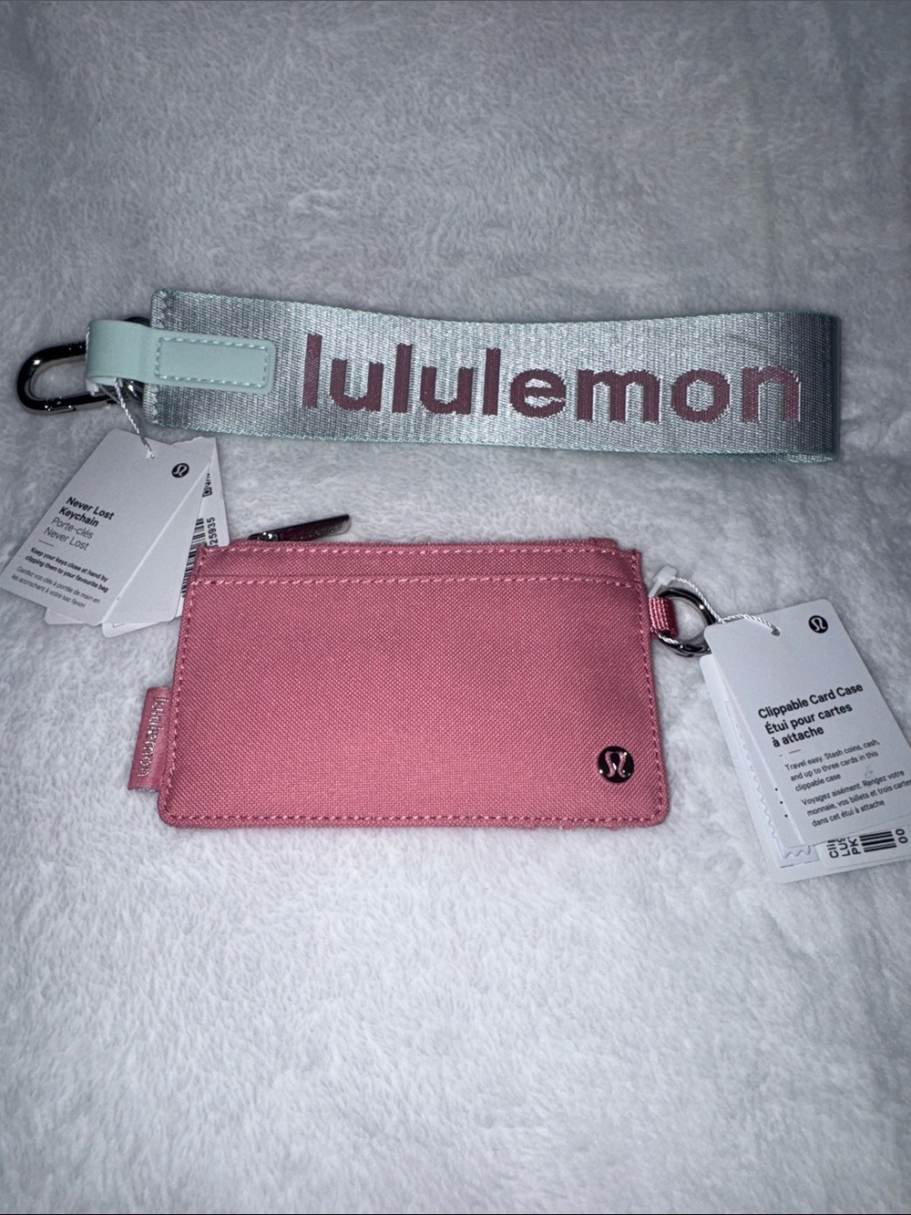 Lululemon Clippable Card Case & Never Lost Keychain *NWT Bundle Deal